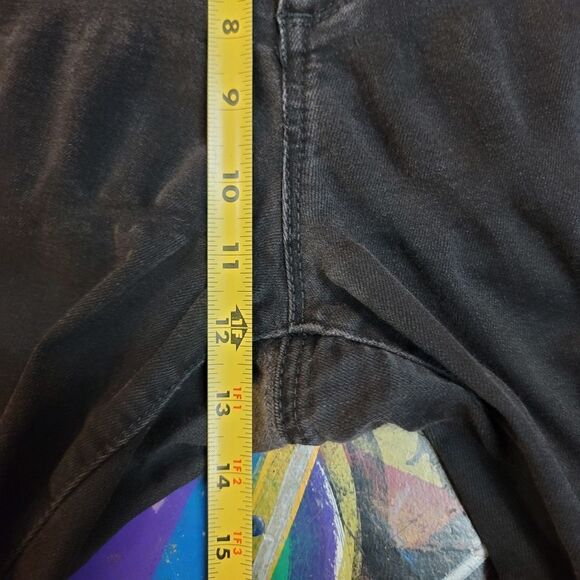 Jessica Simpson black high-rise skinny jeans size 12/31 - stretch denim, comfy - Picture 6 of 10